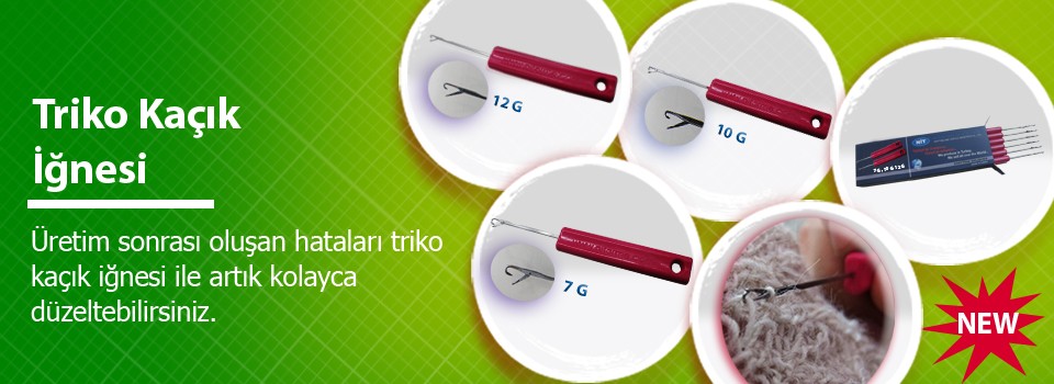 Triko Kaçık İğnesi  Triko Kaçık İğnesi